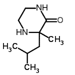 CAS#: 78551-70-9, 3-Isobutyl-3-methyl-2-piperazinone