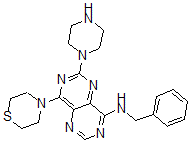 CAS#: 78552-52-0, N-(Phenylmethyl)-6-Piperazin-1-Yl-8-Thiomorpholin-4-Ylpyrimido[6,5-e]Pyrimidin-4-Amine