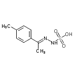 CAS#: 785754-35-0, (2E)-2-[1-(4-Methylphenyl)ethylidene]hydrazinesulfonic acid