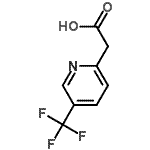 CAS 登录号：785762-99-4， [5-(三氟甲基)-2-吡啶基]乙酸