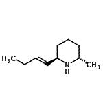 CAS#: 785769-48-4, (2R,6S)-2-[(1E)-1-Buten-1-yl]-6-methylpiperidine
