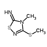 CAS#: 785769-77-9, 4-Methyl-3-(methylsulfanyl)-1,2,4-thiadiazol-5(4H)-imine