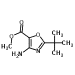 CAS#: 785806-30-6, Methyl 4-amino-2-(2-methyl-2-propanyl)-1,3-oxazole-5-carboxylate