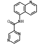CAS 登录号：785819-27-4， N-(5-喹啉基)-2-吡嗪甲酰胺