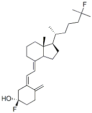 CAS#: 78609-64-0, (1S,3Z,5R)-3-[(2E)-2-[(1R,3aS,7aR)-1-[(2R)-6-Fluoro-6-Methylheptan-2-Yl]-7a-Methyl-2,3,3a,5,6,7-Hexahydro-1H-Inden-4-Ylidene]Ethylidene]-5-Fluoro-4-Methylidenecyclohexan-1-Ol