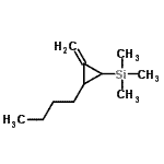 CAS 登录号：78638-80-9， (2-丁基-3-亚甲基环丙基)(三甲基)硅烷