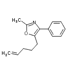 CAS 登录号：786577-28-4， 2-甲基-5-(4-戊烯-1-基)-4-苯基-1,3-恶唑