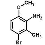 CAS#: 786596-55-2, 3-Bromo-6-methoxy-2-methylaniline