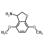 CAS#: 786624-52-0, 4,7-Dimethoxy-2,3-dihydro-1-benzofuran-3-amine