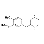 CAS#: 786626-22-0, 2-(3-Methoxy-4-methylbenzyl)piperazine