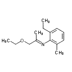 CAS 登录号：786711-54-4， (2E)-1-乙氧基-N-(2-乙基-6-甲基苯基)-2-丙亚胺