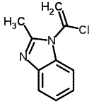 CAS 登录号：78708-24-4， 1-(1-氯乙烯基)-2-甲基-1H-苯并咪唑