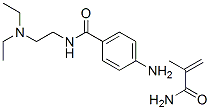 CAS 登录号：78723-47-4， N-[2-(二乙基氨基)乙基]-4-[(2-甲基-1-氧代-2-丙烯-1-基)氨基]-苯甲酰胺