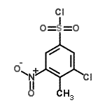 CAS#: 78726-74-6, 3-Chloro-4-methyl-5-nitrobenzenesulfonyl chloride
