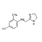 CAS#: 787506-34-7, 4-[(4,5-Dihydro-1H-imidazol-2-ylmethyl)amino]-3-methylphenol