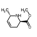 CAS#: 787514-40-3, Methyl (2R,6S)-6-methyl-1,2,3,6-tetrahydro-2-pyridinecarboxylate