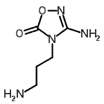 CAS#: 787528-75-0, 3-Amino-4-(3-aminopropyl)-1,2,4-oxadiazol-5(4H)-one