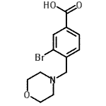 CAS#: 787529-83-3, 3-Bromo-4-(4-morpholinylmethyl)benzoic acid