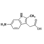 CAS#: 787545-15-7, (6-Amino-2-methyl-1H-indol-3-yl)acetic acid