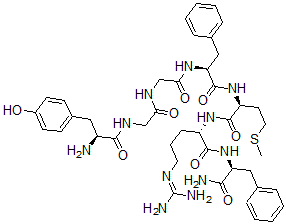 CAS#: 78761-61-2, L-Tyrosylglycylglycyl-L-phenylalanyl-L-methionyl-L-arginyl-L-Phenylalaninamide