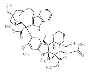 CAS 登录号：78779-58-5， (1'beta)-4'-脱氧-1',4'-环氧-长春花碱