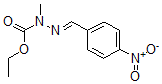 CAS 登录号：788-31-8， N-甲基-N-乙氧羰基对硝基苯甲醛腙
