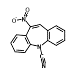 CAS 登录号：78880-63-4， 10-硝基-5H-二苯并[b,f]氮杂卓-5-甲腈