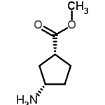 CAS 登录号：789468-94-6， 甲基(1R,3S)-3-氨基环戊烷羧酸酯