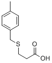 CAS 登录号：78981-22-3， 3-(4-甲基-苄基巯基)-丙酸