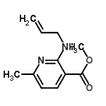CAS#: 78997-37-2, Methyl 2-(allylamino)-6-methylnicotinate