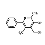 CAS#: 790164-00-0, 4-(Hydroxymethyl)-2,5-dimethyl-6-phenyl-3-pyridinol