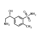 CAS#: 790178-34-6, 5-[(1R)-2-Amino-1-hydroxyethyl]-2-methylbenzenesulfonamide