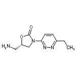 CAS#: 790185-93-2, (5S)-5-(Aminomethyl)-3-(6-ethyl-3-pyridazinyl)-1,3-oxazolidin-2-one