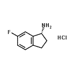 CAS#: 790208-54-7, (1R)-6-Fluoro-1-indanamine hydrochloride (1:1)