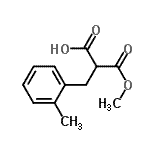 CAS#: 790259-96-0, 3-Methoxy-2-(2-methylbenzyl)-3-oxopropanoic acid