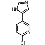 CAS#: 790262-70-3, 2-Chloro-5-(1H-imidazol-5-yl)pyridine