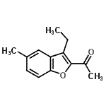 CAS#: 790263-82-0, 1-(3-Ethyl-5-methyl-1-benzofuran-2-yl)ethanone