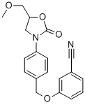 CAS#: 79039-03-5, 3-[[4-[5-(Methoxymethyl)-2-Oxo-1,3-Oxazolidin-3-Yl]Phenyl]Methoxy]Benzonitrile