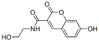 CAS 登录号：79050-06-9， 7-羟基-N-(2-羟基乙基)-2-氧代苯并吡喃-3-甲酰胺