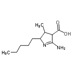 CAS#: 790638-56-1, 5-Amino-3-methyl-2-pentyl-3,4-dihydro-2H-pyrrole-4-carboxylic acid