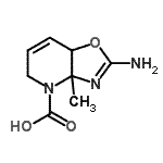 CAS#: 790664-86-7, 2-Amino-3a-methyl-5,7a-dihydro[1,3]oxazolo[4,5-b]pyridine-4(3aH)-carboxylic acid
