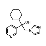 CAS 登录号：790691-18-8， 1-环己基-2-(1H-咪唑-1-基)-1-(3-吡啶基)乙醇