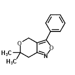 CAS#: 790713-75-6, 6,6-Dimethyl-3-phenyl-6,7-dihydro-4H-pyrano[4,3-c][1,2]oxazole