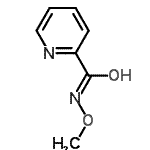 CAS#: 79081-08-6, N-Methoxy-2-pyridinecarboxamide