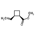 CAS 登录号：79091-87-5， 甲基(1R,2R)-2-乙烯基环丁烷羧酸酯
