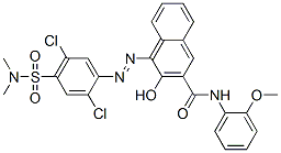 CAS#: 79102-65-1, (4Z)-4-[[2,5-Dichloro-4-(Dimethylsulfamoyl)Phenyl]Hydrazinylidene]-N-(2-Methoxyphenyl)-3-Oxonaphthalene-2-Carboxamide