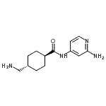 CAS#: 791034-24-7, trans-4-(Aminomethyl)-N-(2-amino-4-pyridinyl)cyclohexanecarboxamide