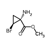 CAS#: 791038-76-1, Methyl (1R,2S)-1-amino-2-bromocyclopropanecarboxylate