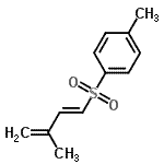 CAS#: 791064-99-8, 1-Methyl-4-{[(1E)-3-methyl-1,3-butadien-1-yl]sulfonyl}benzene