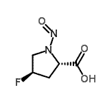 CAS 登录号：79108-49-9， (4R)-4-氟-1-亚硝基-L-脯氨酸